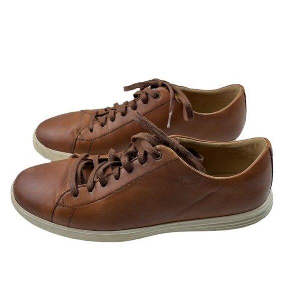 MENS COLE HAAN GRAND CROSSCOURT II LEATHER SNEAKERSIZE 8.5 - Picture 1 of 8